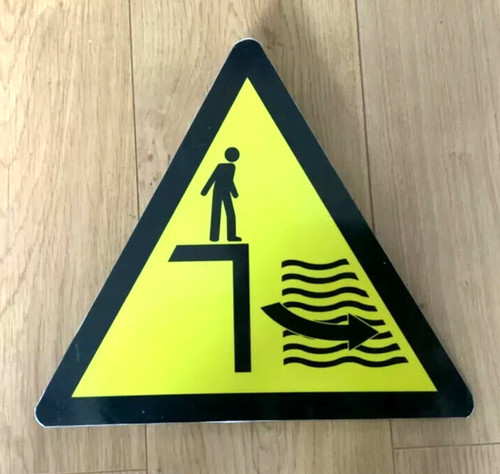 Danger deep water - danger, sign