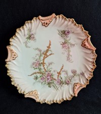 Antique Limoges French Porcelain Plate 19th