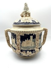 Mid Century Ceramic Punch Bowl