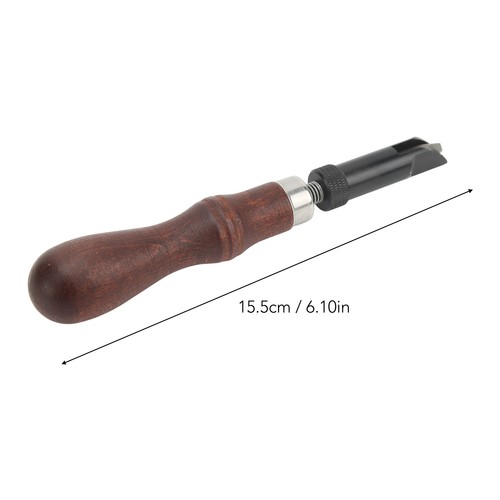 Leather groover adjustable v - leather,