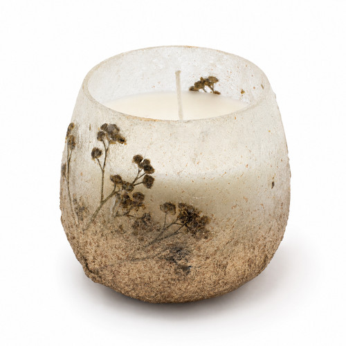 Small glass jar candles pamper - glass,