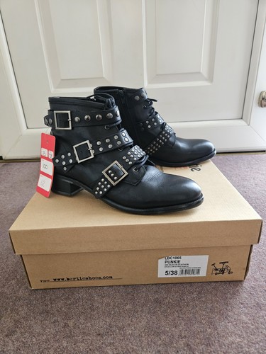 Bertie punkie black leather - punkie,