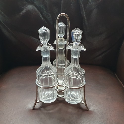 Antique cruet stand - stand, &