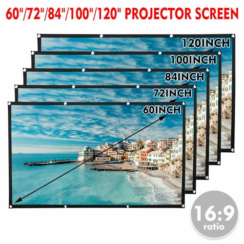 120 large projector - 120'', screen
