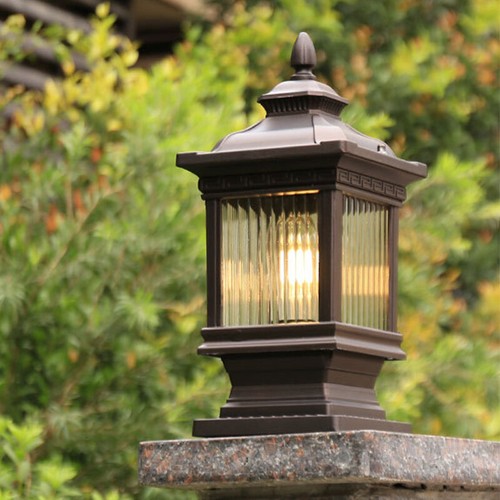Modern pillar light waterproof - pillar,