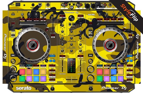 Pioneer ddj sr2 skin yellow - pioneer, |