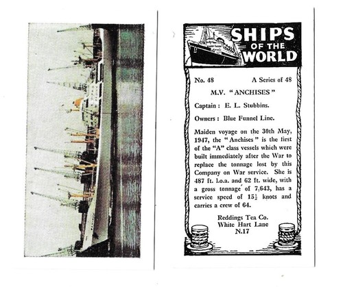 Reddings tea ships of - -, the