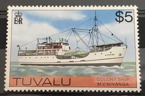 Tuvalu 1976 5 mv - -, $5