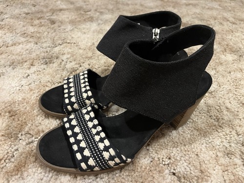 Toms majorca cutout black yarn - toms,
