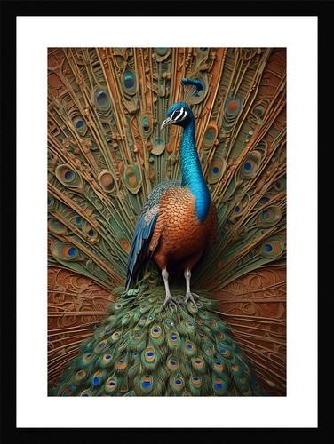 Timeless peacock framed - timeless,