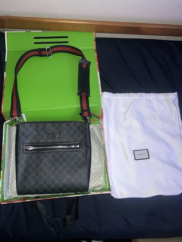 Gucci men leather crossbody - gucci,