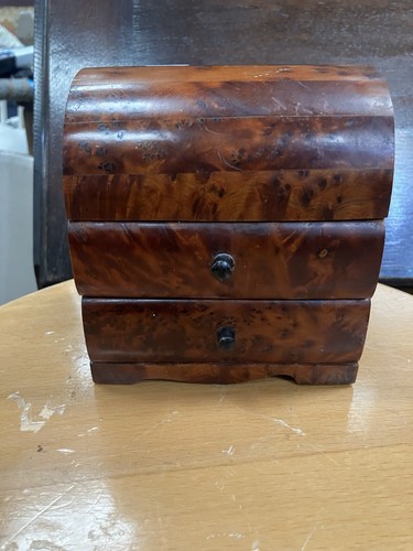 Vintage burr walnut miniature - vintage,