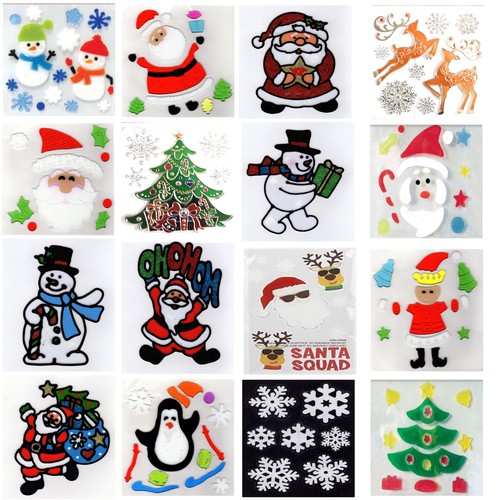 Christmas window stickers xmas - christmas,
