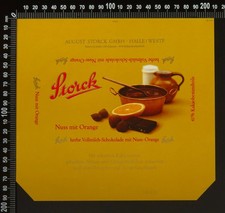 6 Original Vintage Storck (Germany) 100g Chocolate Wrappers Late 1960s?