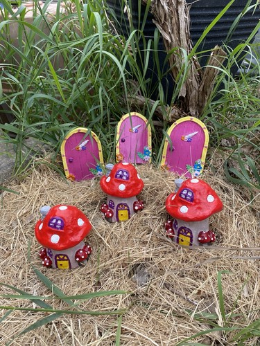 Fairy doors and mushrooms - doors,