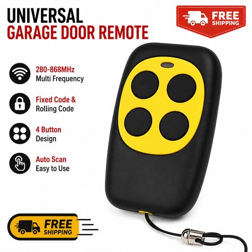 Universal garage door remote - garage,