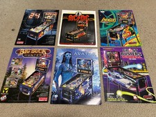 STERN FACTORY ORIGINAL PINBALL PROMO FLYERS - YOUR CHOICE