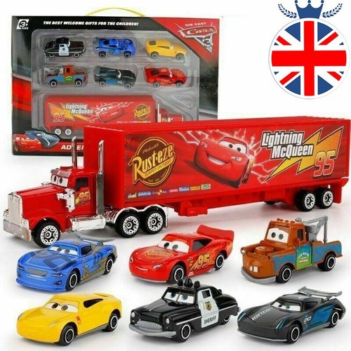 7pcs car lightning mcqueen - 7pcs,
