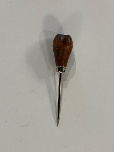 Vintage wooden awl - vintage,