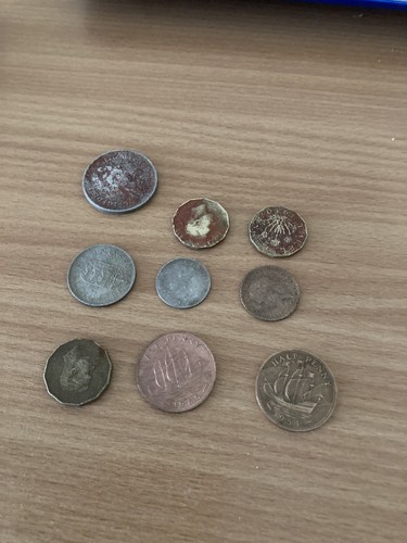Vintage pre decimal coins - uk,