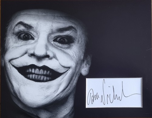 Jack nicholson signed 14x11 - signed,