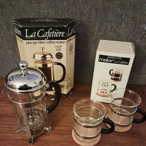 Cafetiere plunge filter - la,