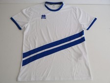 Errea Mens White Blue Diagonal