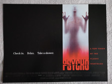 PSYCHO Mini Quad Movie Poster RARE & VINTAGE 16" x 12" 1998 Excellent Condition