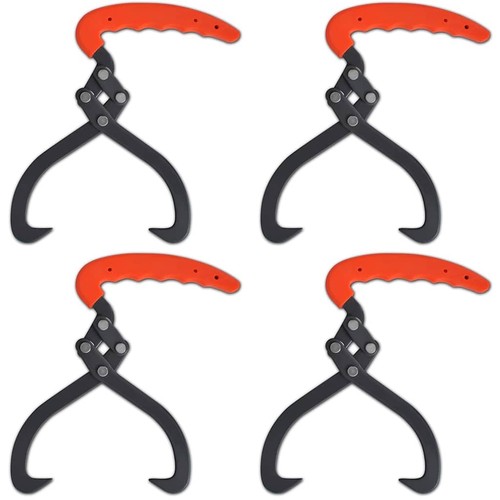 Vidaxl log tongs with - 4x,