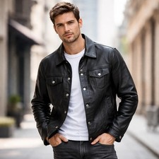Mens Premium Leather Jacket