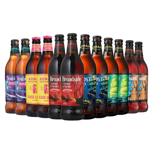 Adnams beer taster selection - beer,