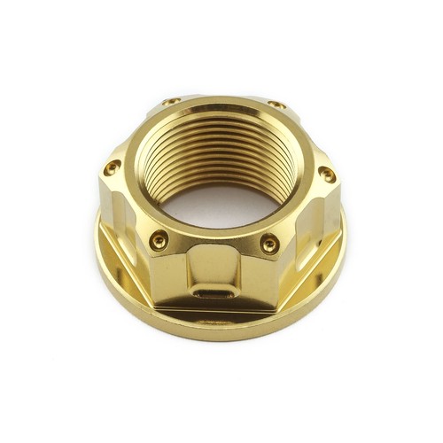 Stainless steel axle nut - steel, m24