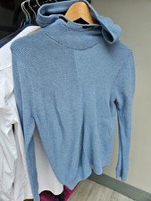 NEXT Boys Blue Hooded Ribbed Jumper - Age 10 Years BNWOT