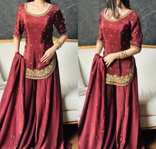 Trendy eid special wine maroon - trendy,