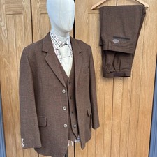 Men's Musto Performance Tweed Wool Vented SHOOTING FIELD Suit 42' R W 42'