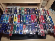 56 Silver Plated Souvenir Spoons Job Lot Collection (May Include Other Metals)