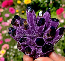 300G+Rare Dark Purple Quartz