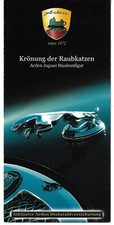 Arden Jaguar Leaper Mascot German & Export Markets Foldout Sales Brochure
