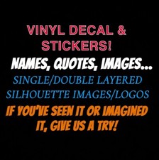 CREATE YOUR OWN DECALS &