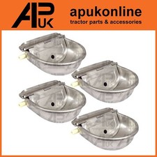 4 Stainless Steel Water Trough Bowl Automatic Drinking Drinker Cow Pig Pony Goat