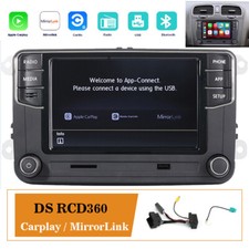 Car Radio Stereo DS RCD360 187B Carplay Bluetooth touch screen For After 2010 VW