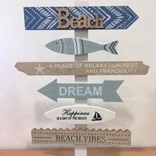 Wooden Beach Themed Home Decor