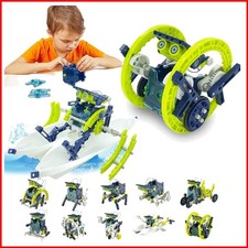 Solar-Powered 12-in-1 Robot