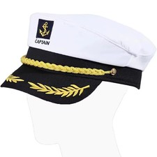Nautical Navy Captain Cap -