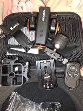 Andoer Motorized Camera Dolly with Remote – Smartphone Mount Kit + Hard Case