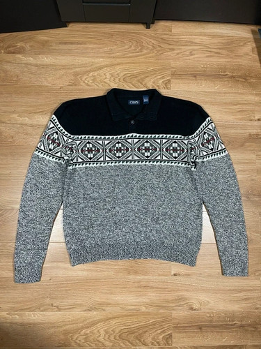 Chaps jumper men grey - xl,