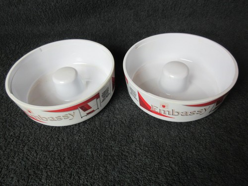 Vintage round white melamine - white,