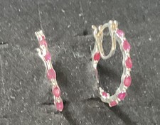 Sterling Silver African Ruby