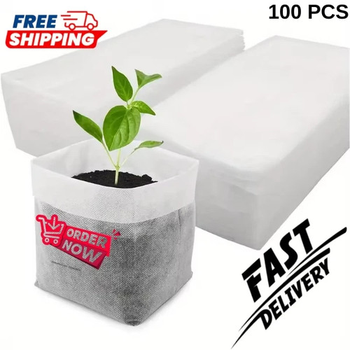 100pcs biodegradable plant - 100pcs,