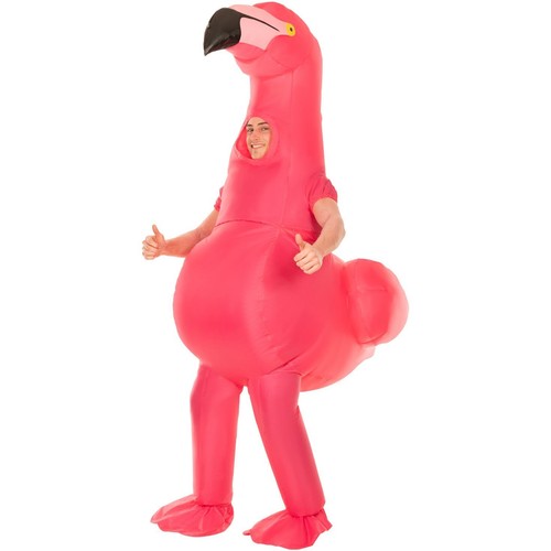 Adult inflatable pink - adult, flamingo